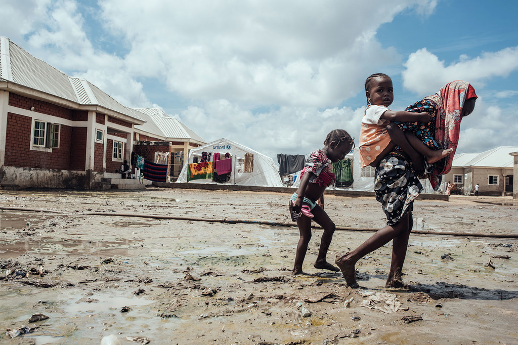 Enfants déplacés au Nigéria, illustration de la crise humanitaire