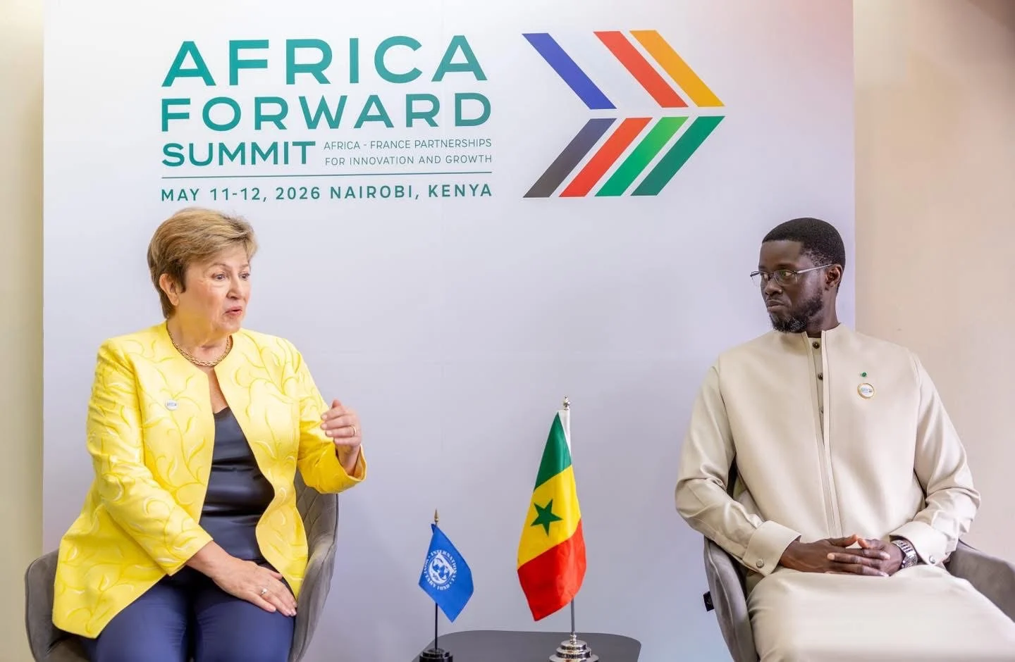 fmi et Sénégal : kristalina georgieva aborde la dette et les réformes avec diomaye faye