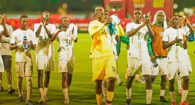 Les Lionceaux du Sénégal célèbrent leur qualification pour le Mondial U17