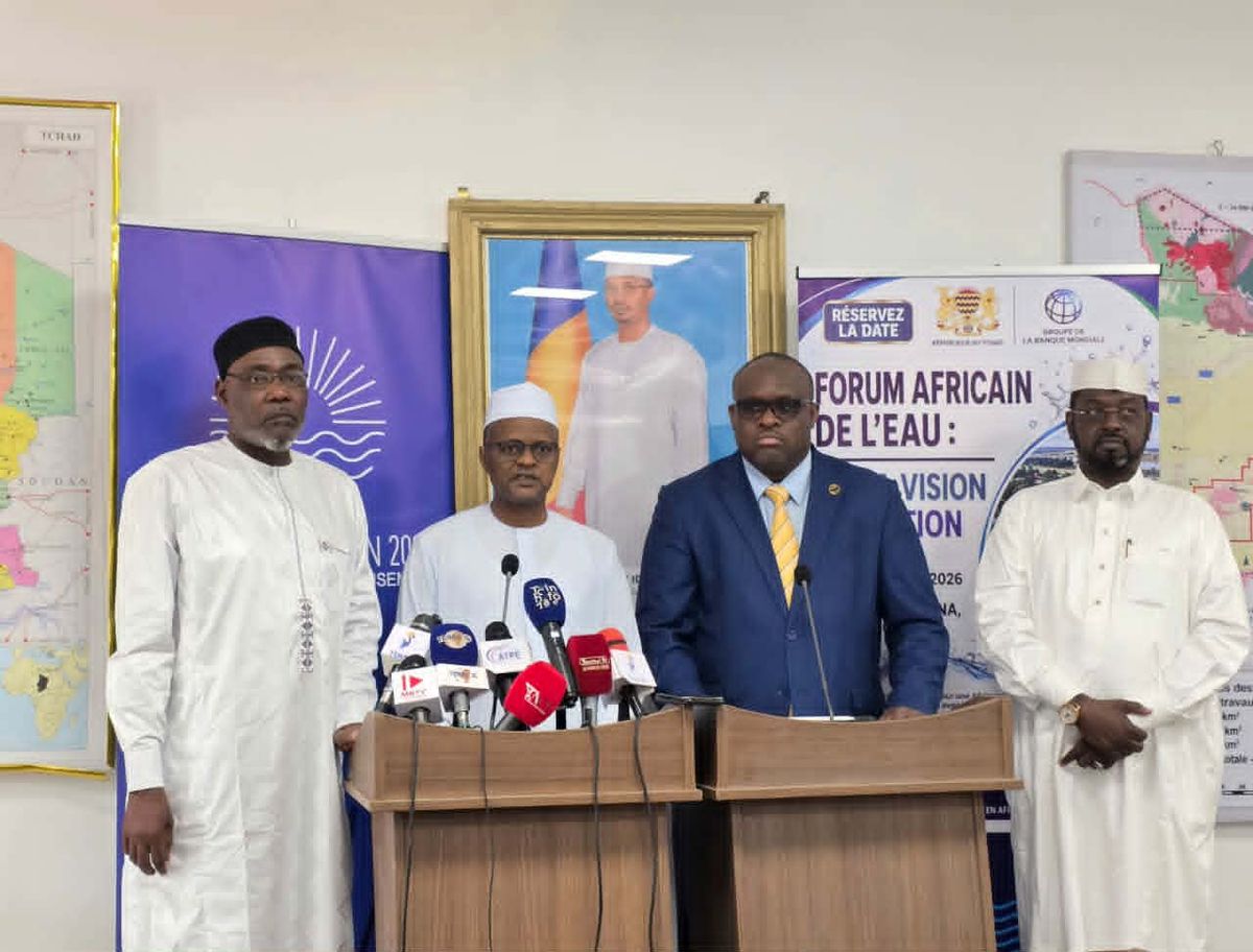Affiche du Forum africain de l’eau 2026 au Tchad