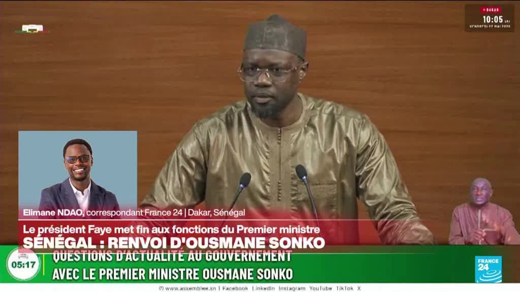 Bassirou Diomaye Faye et Ousmane Sonko lors d'un événement officiel