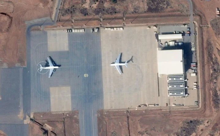zone militaire de l'aéroport de Niamey au Niger
