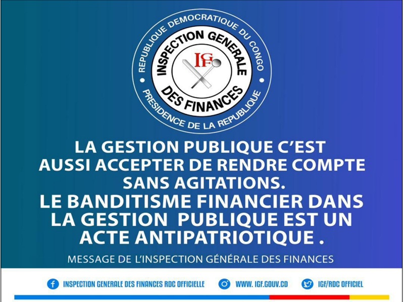 logo de l'inspection générale des finances de la rdc