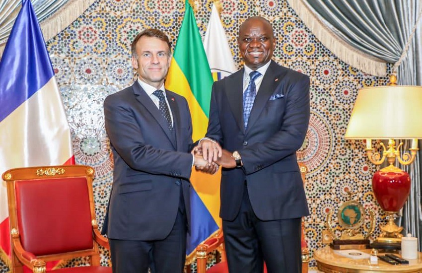 Rencontre entre Emmanuel Macron et Brice Clotaire Oligui Nguema pour relancer la coopération franco-gabonaise