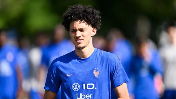 Maghnes Akliouche, joueur de l'AS Monaco, en action