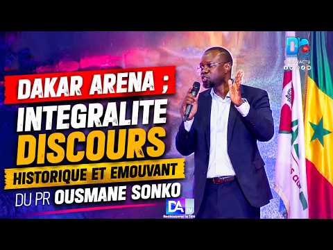 Ousmane Sonko au congrès de PASTEF