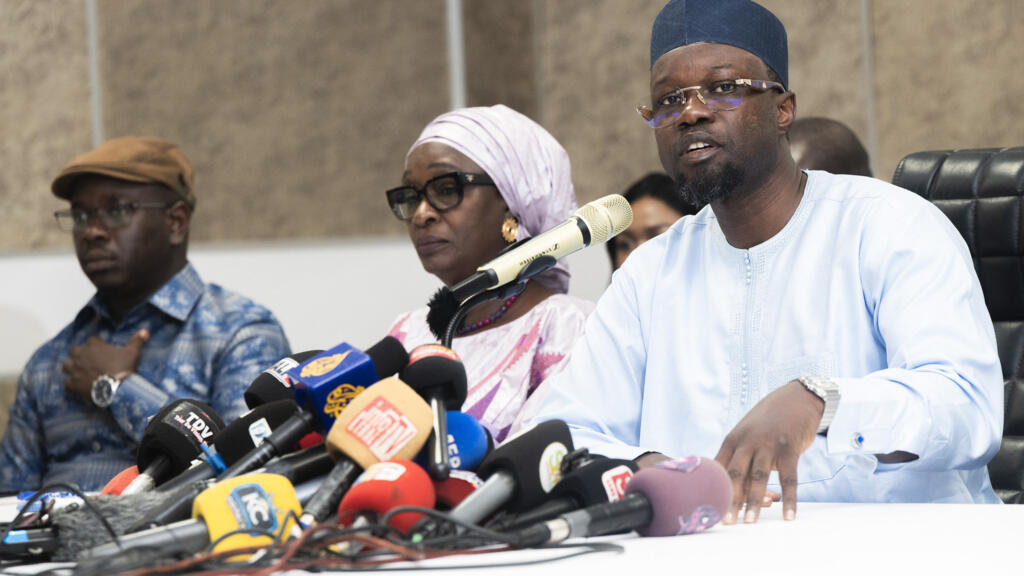 Ousmane Sonko, leader du Pastef et ancien Premier ministre sénégalais, le 2 juin 2026 à Dakar.