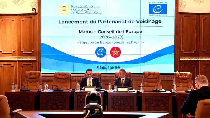 Cérémonie de lancement du Partenariat de Voisinage Maroc–Conseil de l’Europe à Rabat