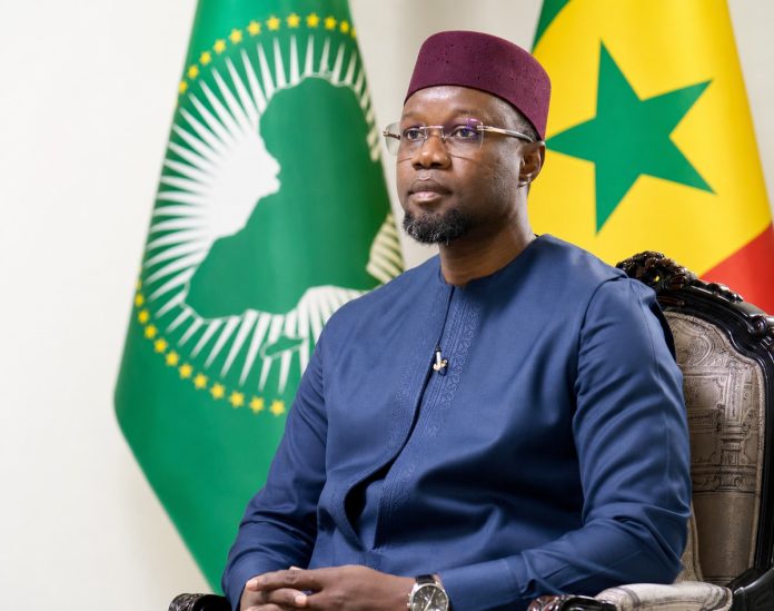 Ousmane Sonko lors d