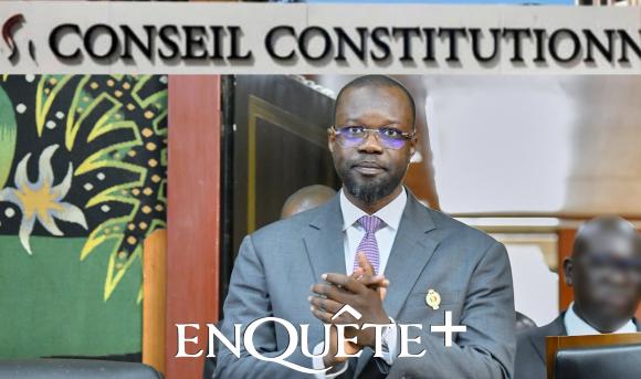 Ousmane Sonko lors d'un discours public