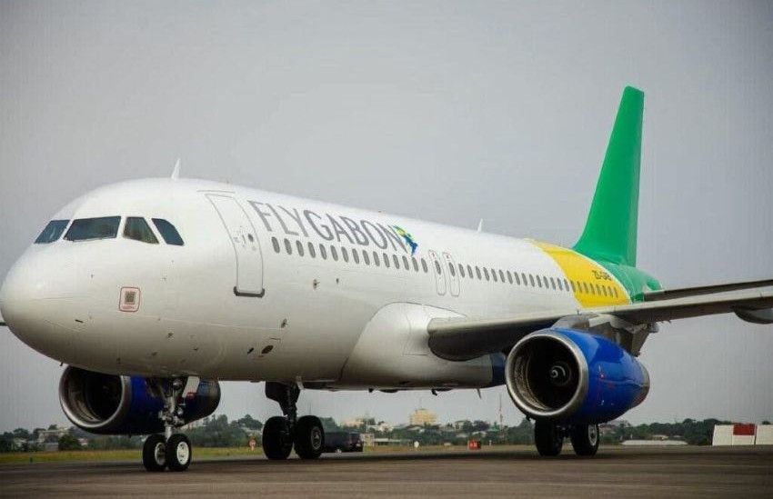 Avion FlyGabon en préparation pour les liaisons européennes