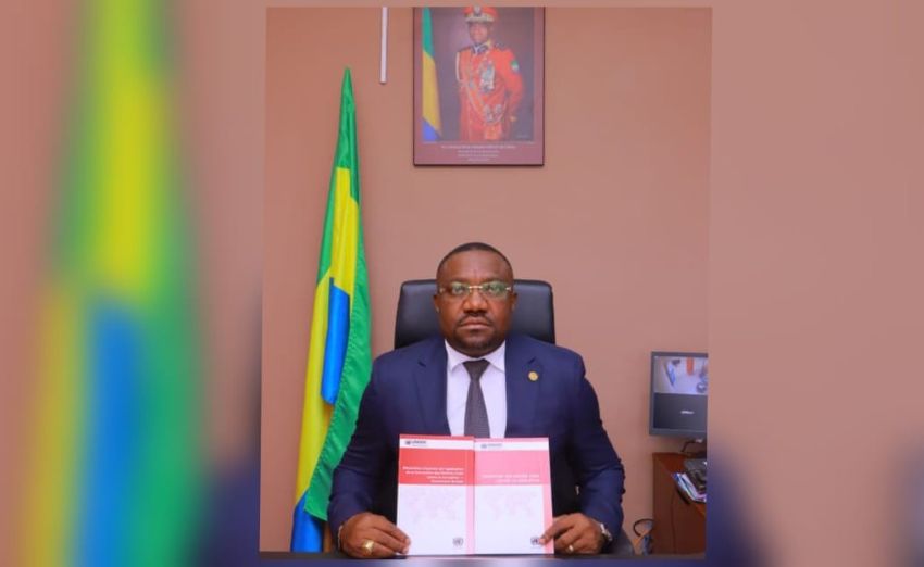 Séraphin Ondoumba, président de la Commission nationale de lutte contre la corruption et l’enrichissement illicite au Gabon