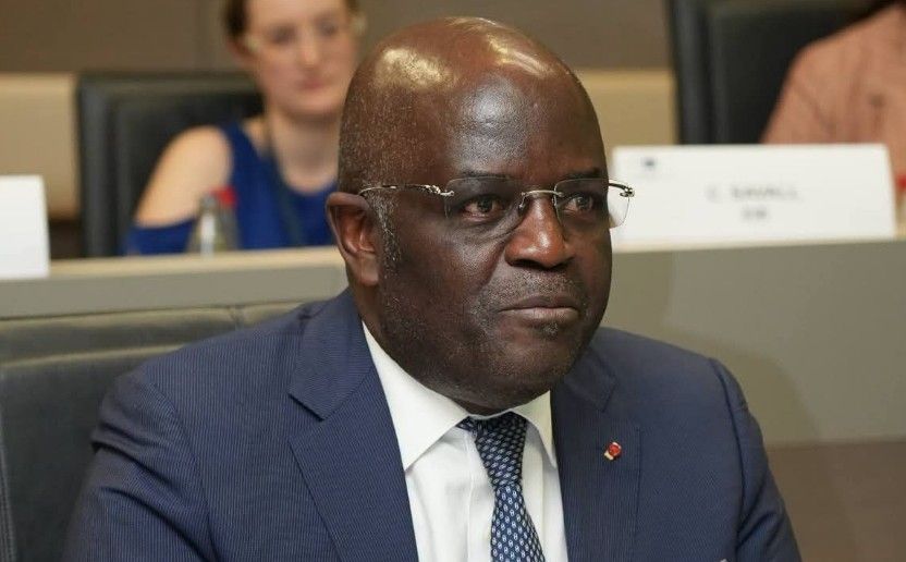 Portrait d'Eudes Régis Immongault Tatangani, ambassadeur du Gabon en Belgique et à l'Union européenne