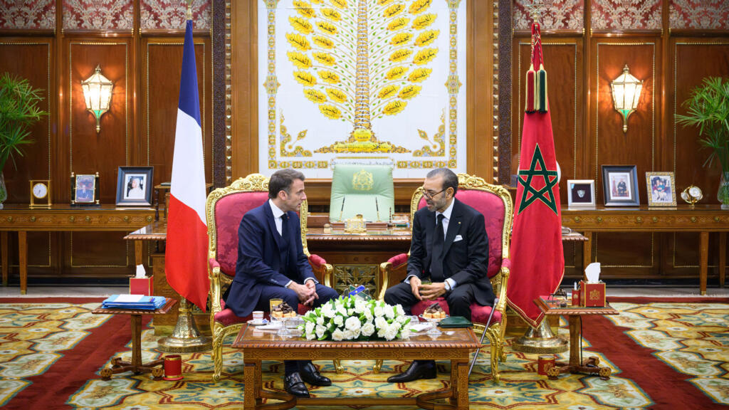 Rencontre historique entre le président français et le souverain marocain à Rabat