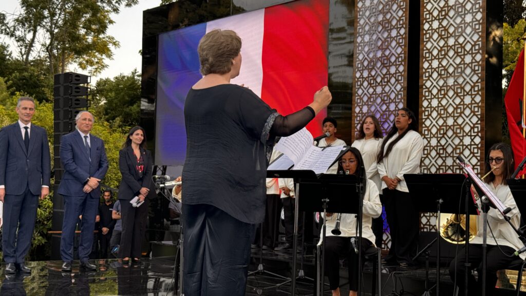 soirée culturelle lors de la réception diplomatique