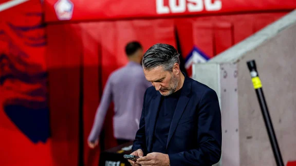 Olivier Létang, président du LOSC, en conférence de presse