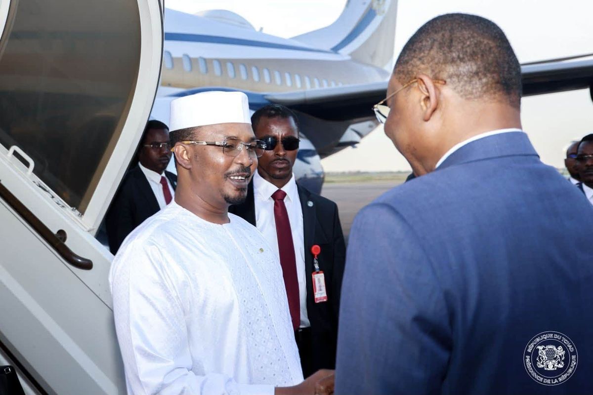 Retour du président tchadien Mahamat Idriss Déby Itno après sa visite aux Émirats arabes unis