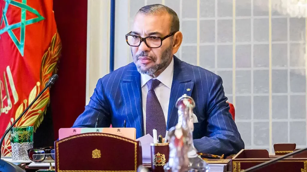 Le Roi Mohammed VI lors d’un discours officiel