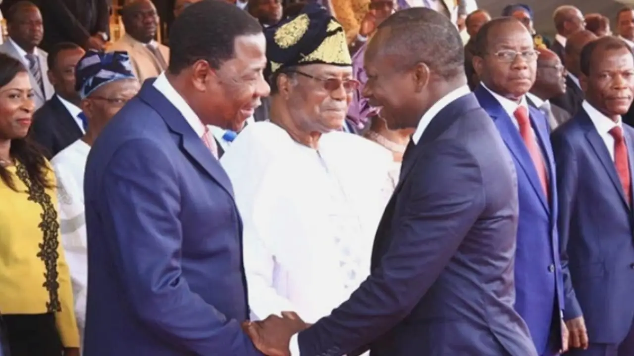 Les présidents Nicéphore Soglo, Boni Yayi et Patrice Talon lors d’un événement officiel