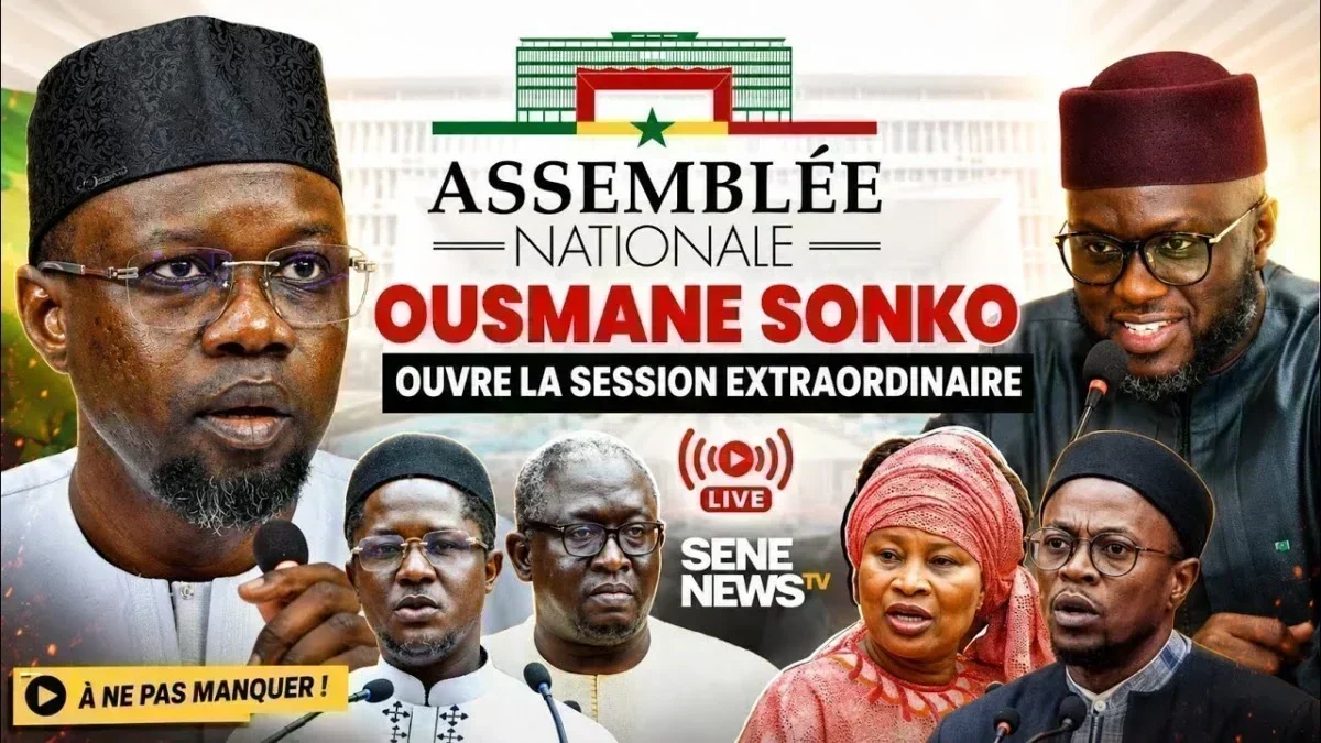 Assemblée nationale : session extraordinaire et enquêtes initiées par Ousmane Sonko Assemblée nationale : session extraordinaire et enquêtes initiées par Ousmane Sonko