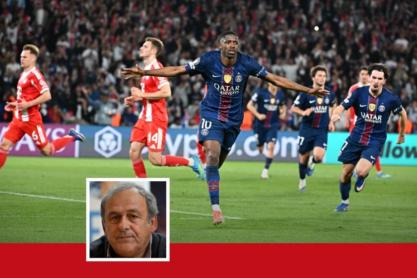 Michel Platini, légende du football français, lors d'une interview récente.