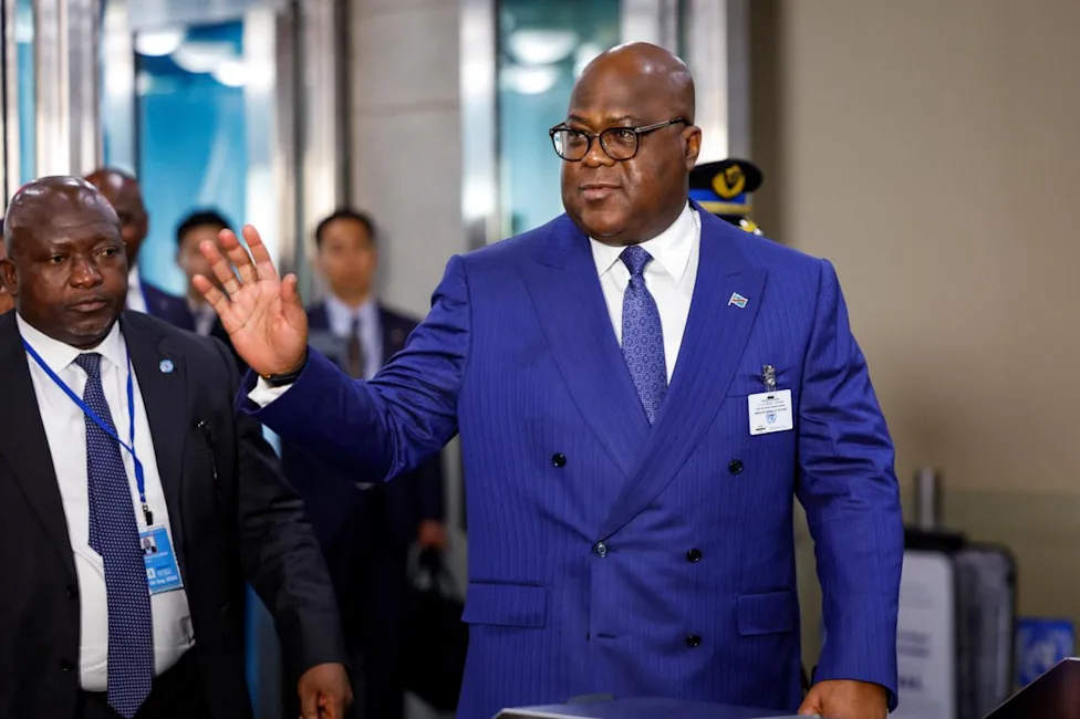 Portrait officiel de Félix Tshisekedi, président de la RDC