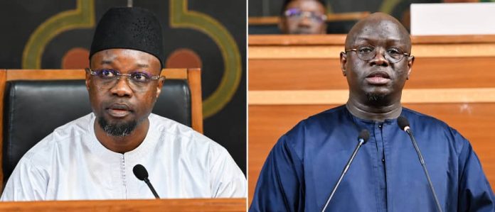 Ousmane Sonko et Cheikh Diba Ousmane Sonko et Cheikh Diba